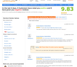 New Merchant Member Dashboard